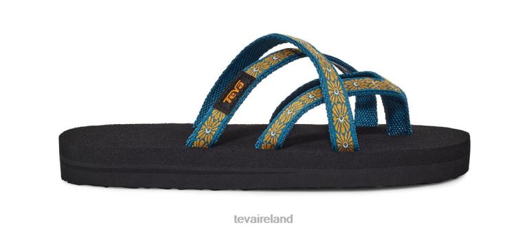 Teva Footwear Olowahu 6TN4R237 Flower Loom Blue Coral