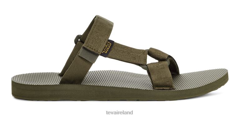 Teva Footwear Textural Dark Olive Universal Slide 6TN4R357 Teva Textural Dark Olive
