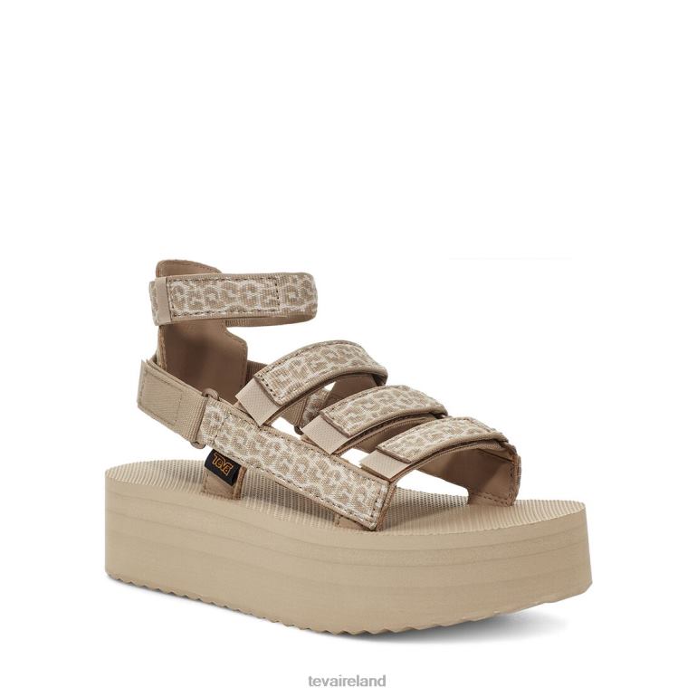 Teva Footwear Flatform Mevia 6TN4R134 Dorinda Sesame Multi